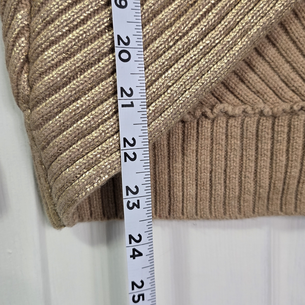 Gold Ribbed Sweater - Picture 5 of 6